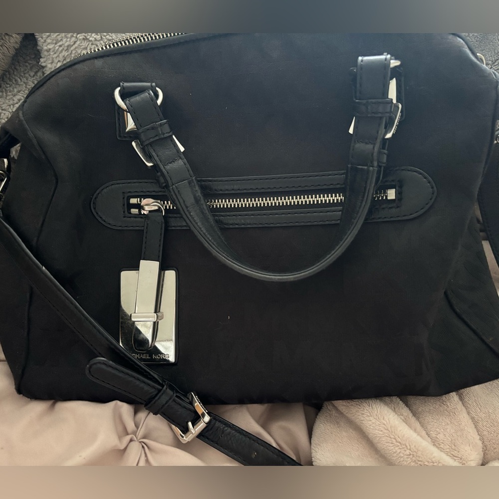 Michael Kors Black Satchel Bag